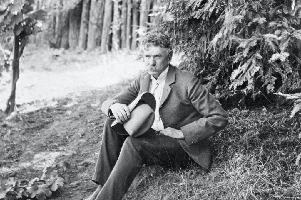 A photo of the writer Ambrose Bierce